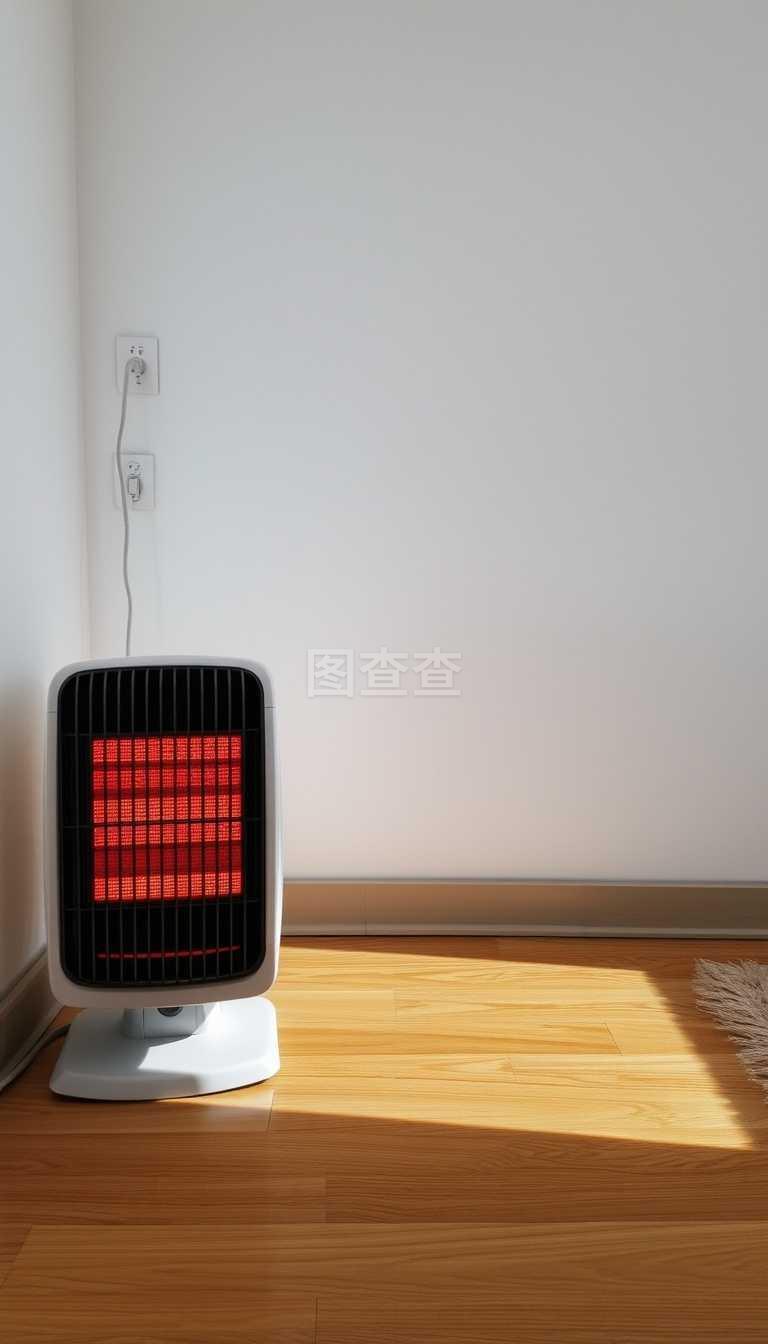 墻旁的電熱爐